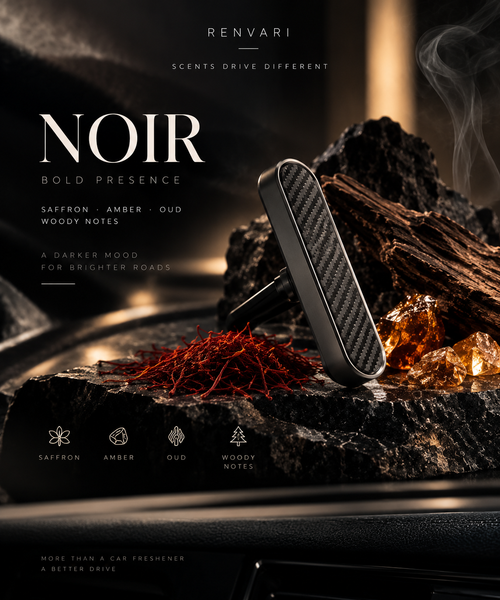 RENVARI NOIR с ароматизатор, шафран, амбър и дървесни елементи